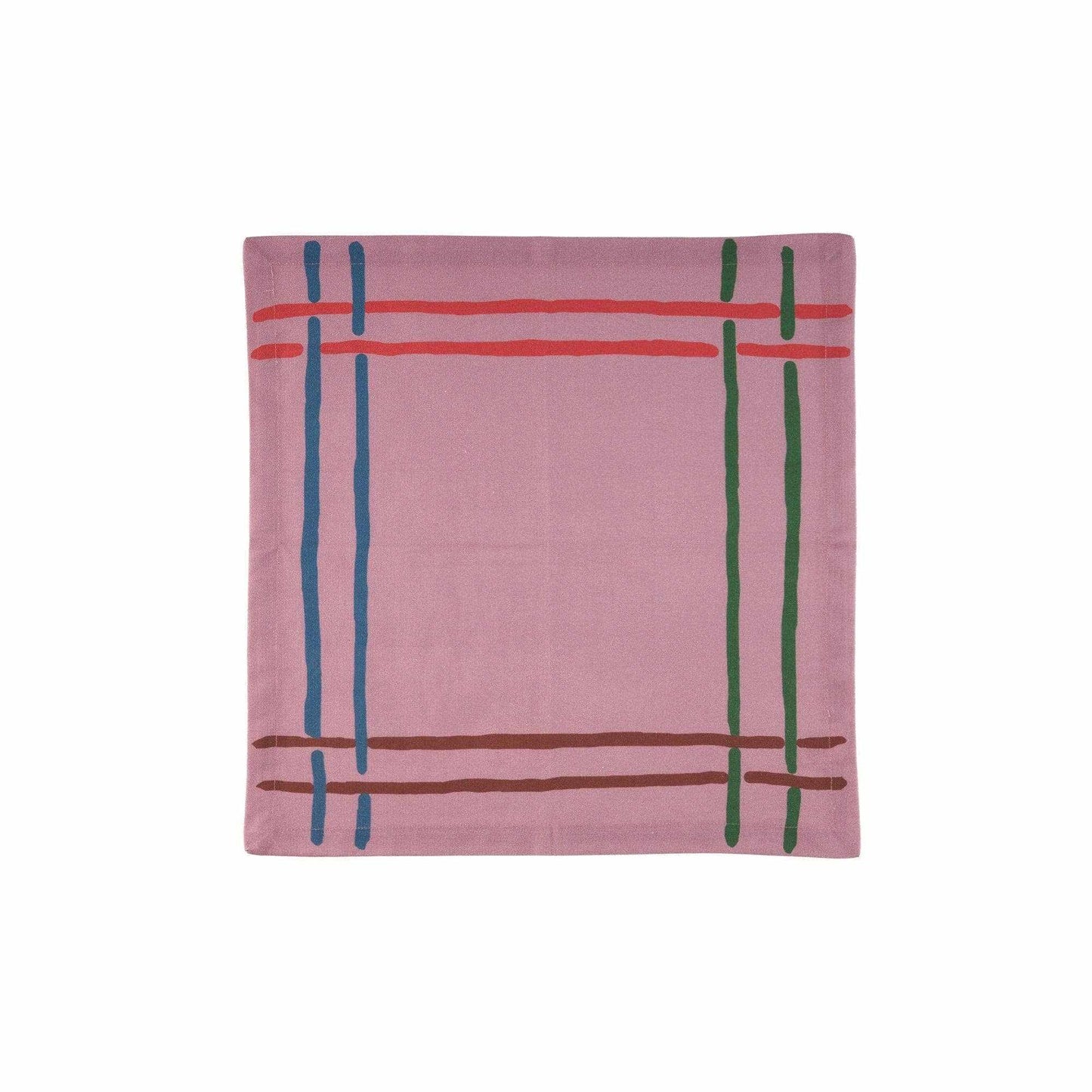 Modern Stripe Cotton Napkins – Set of 6