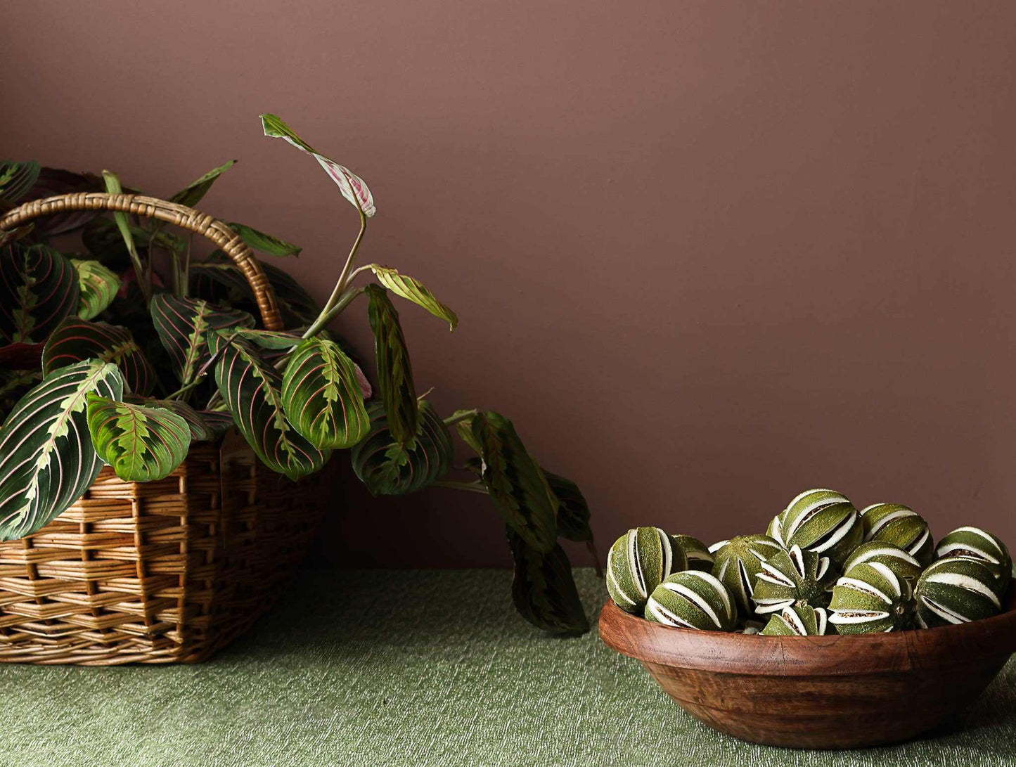 Wooden salad bowl