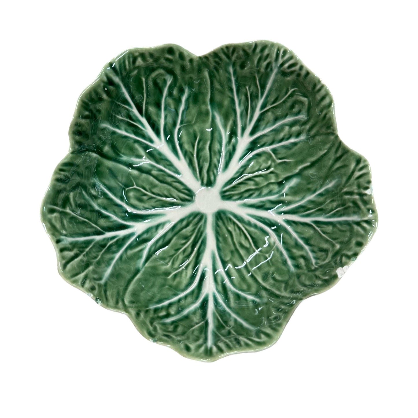 Bordallo Pinheiro Majolica Cabbage Leaf Bowls – Set of 4