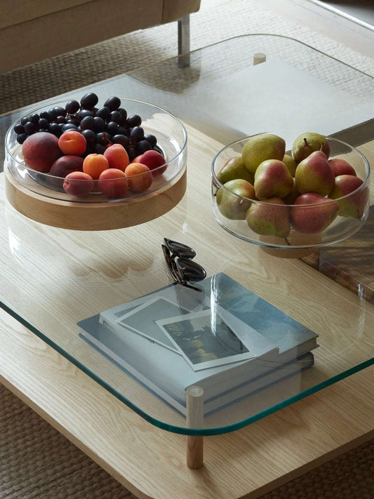 Lotta Pedestal Bowl with Ash Base