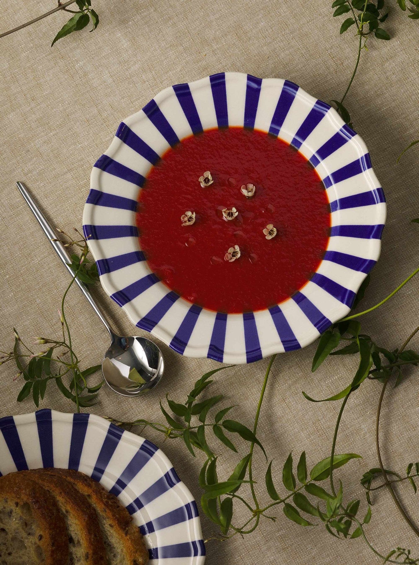 Mafalda Ceramic Pasta Bowl 9.2'