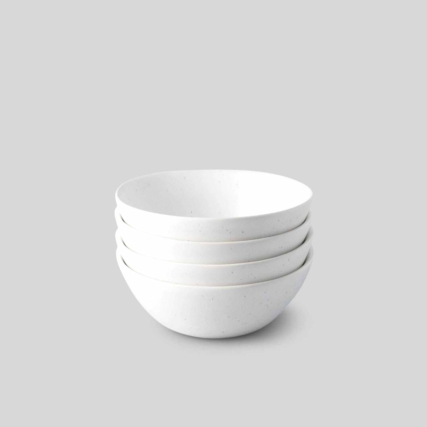 The Breakfast Bowls: Speckled White