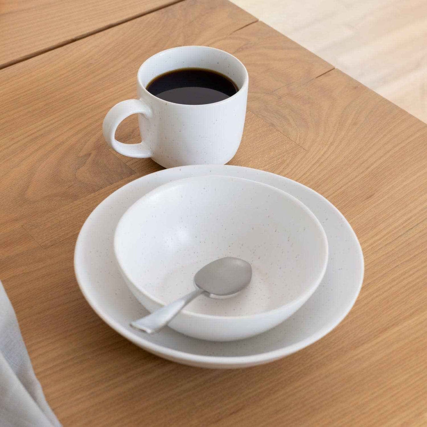 The Breakfast Bowls: Speckled White