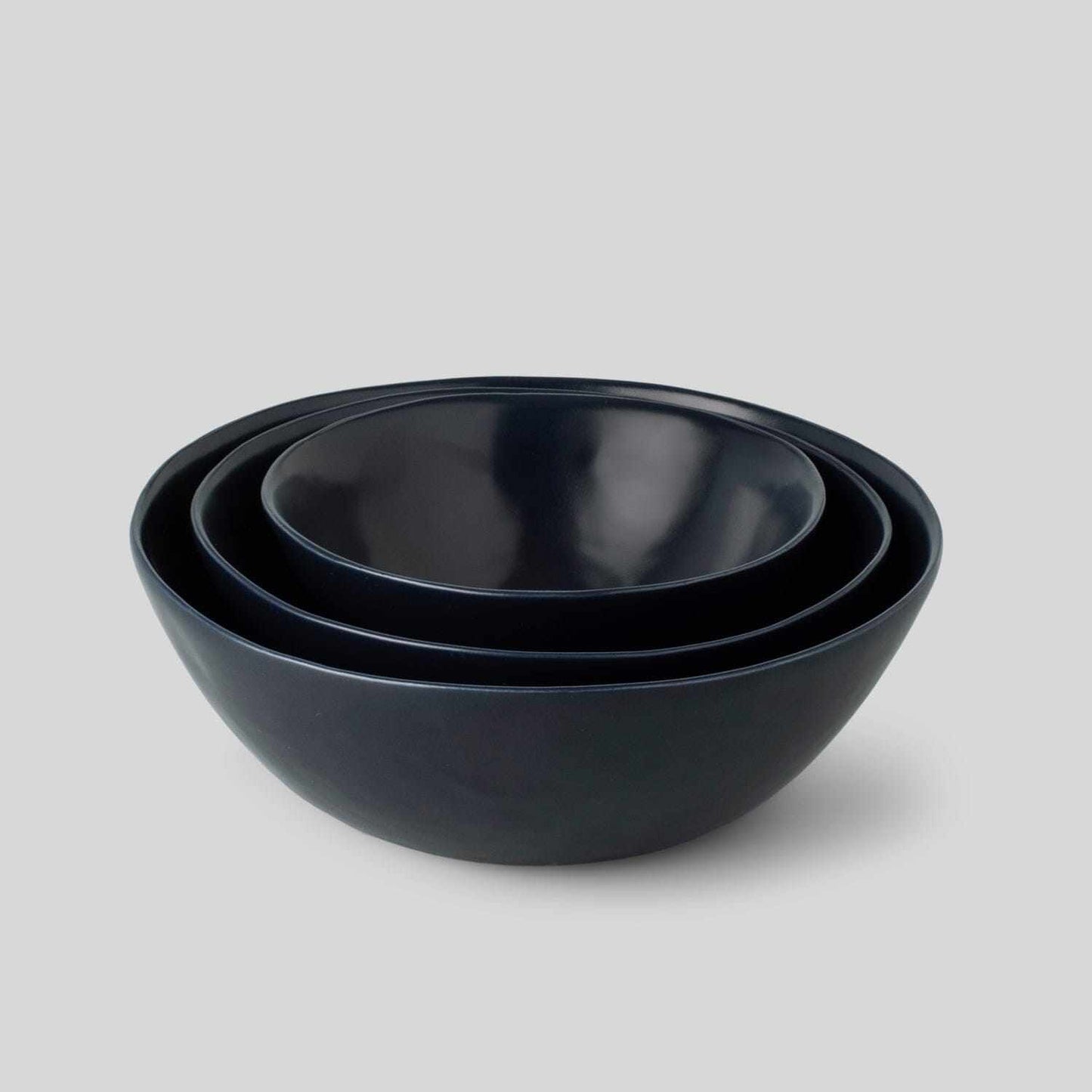 The Nested Serving Bowls: Speckled White