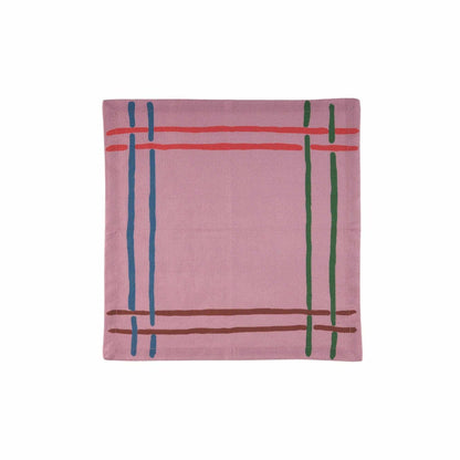 Modern Stripe Cotton Napkins – Set of 6