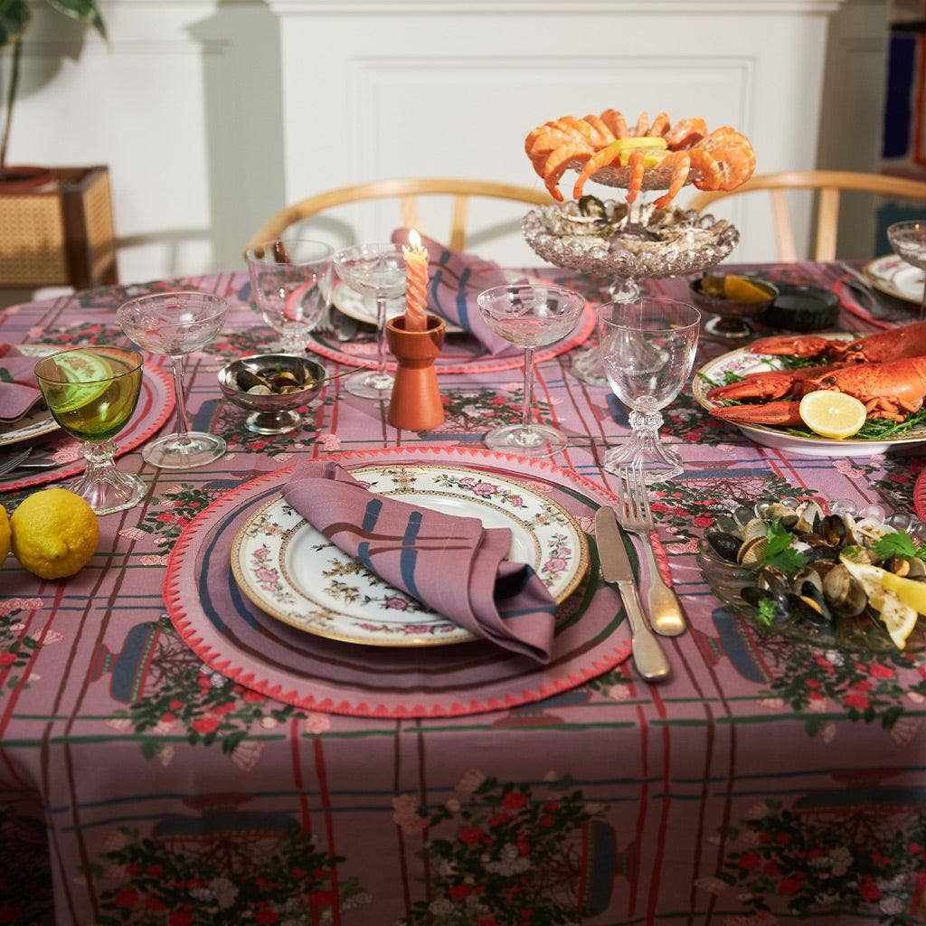 Modern Stripe Cotton Napkins – Set of 6