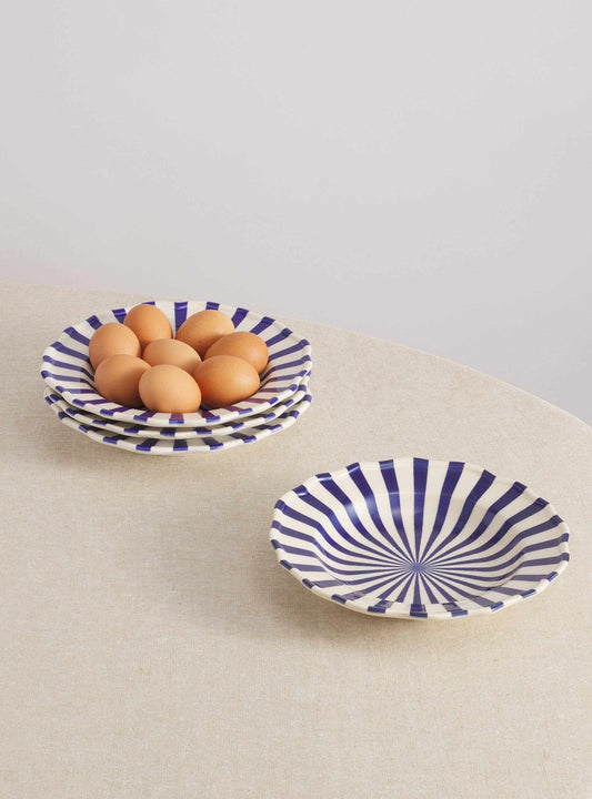 Mafalda Ceramic Pasta Bowl 9.2'