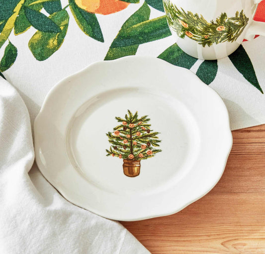 Fall Citrus Tree Appetizer Plate
