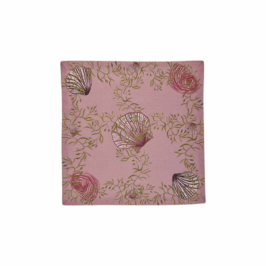 Seashell Botanical Cotton Napkins – Sold individually