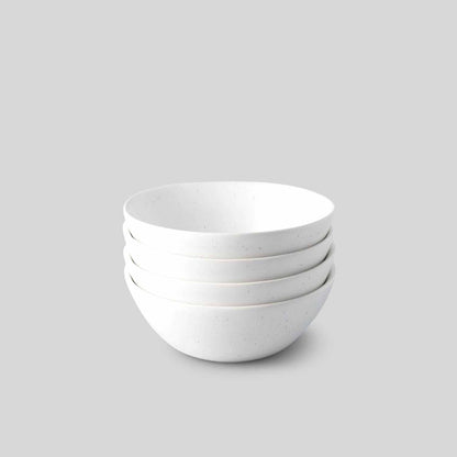 The Breakfast Bowls: Speckled White
