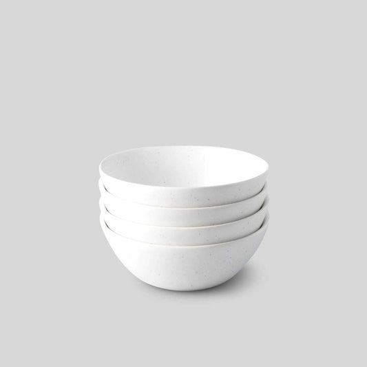 The Breakfast Bowls: Speckled White